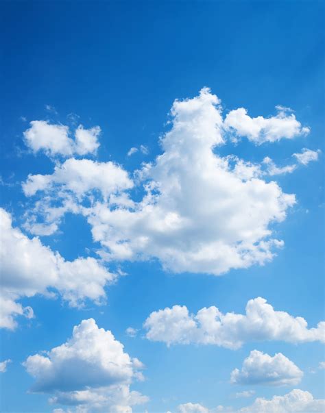 Hd Wallpaper Blue Sky With White Clouds