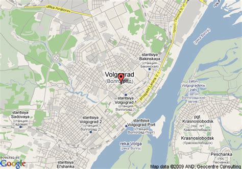 Volgograd City Map