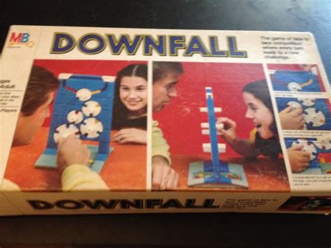 Milton Bradley Downfall Game Complete
