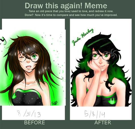 Jade Harley Redraw Meme By Animeshark On Deviantart