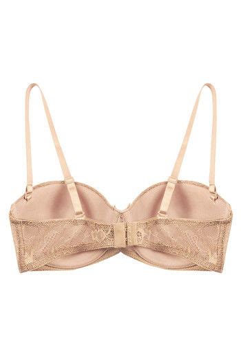 Buy Zivame All Lace Padded Strapless Bra Skin At Rs Online Bras Online