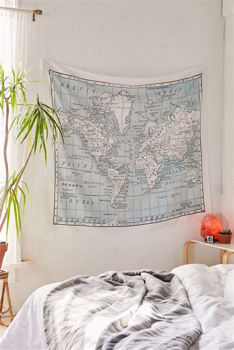 Catherine Holcombe For Deny World Map Tapestry World Map Tapestry