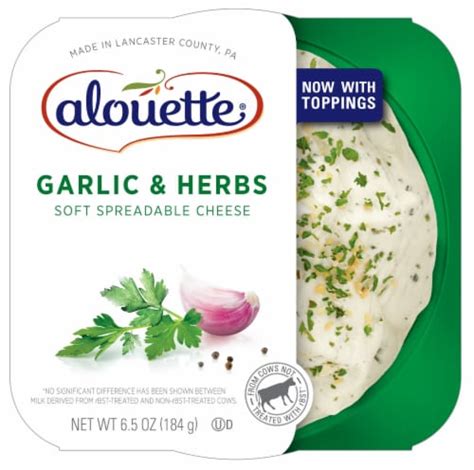 Alouette Garlic Herb Soft Spreadable Cheese Oz Frys Food Stores