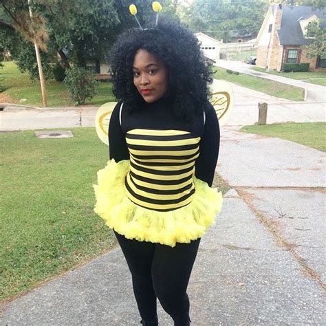 Inspiration And Accessories Diy Sexy Curvy Plus Size Bumble Bee Halloween Costume Idea Bumblebee
