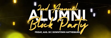 Southern Miss Alumni Associations 2nd Annual Alumni Block Party City