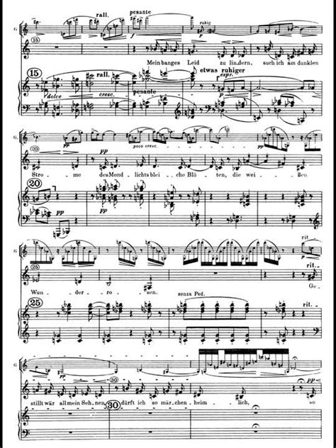 Schoenberg Pierrot Lunaire Op 21 2 Colombine Partitura