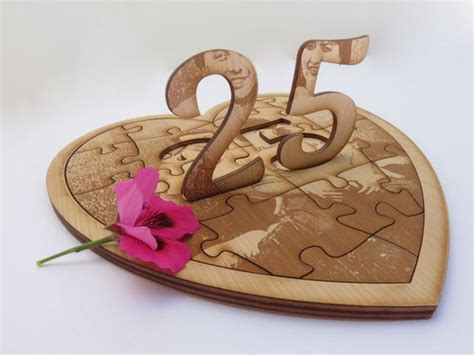 Items Similar To Personalized Heart Puzzle Valentines Day Wedding