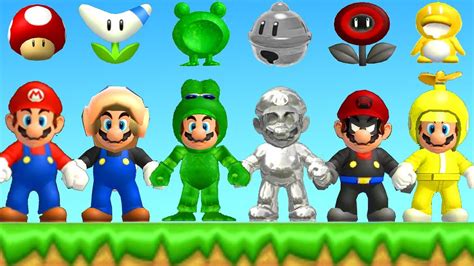 New Super Mario Bros Wii All New Power Ups Youtube