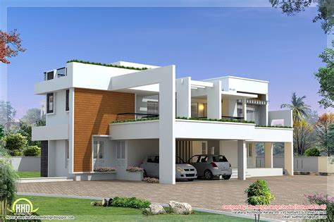 4 Bedroom Luxury Contemporary Villa Design Kerala Home