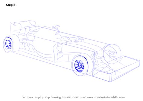 If you are looking for easy sports car drawing step by step you've come to the right place. How to Draw F1 Car - DrawingTutorials101.com