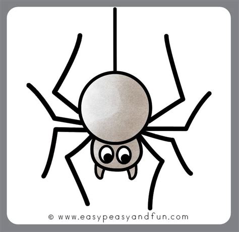 How To Draw A Spider Easy At How To Draw