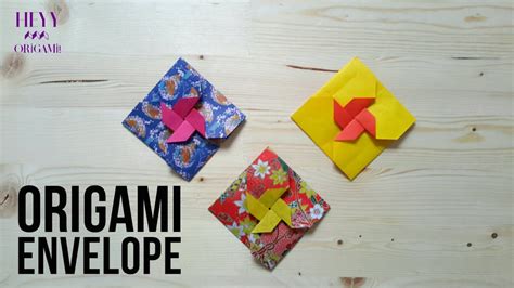 Origami Envelope Tutorial Youtube