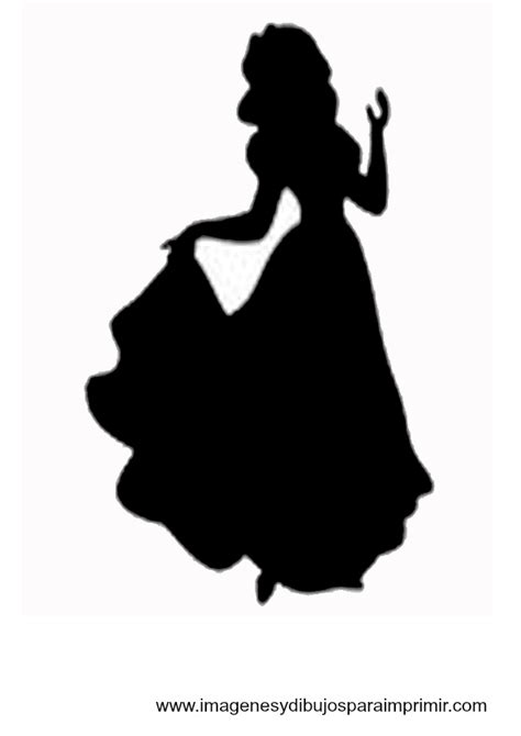 Siluetas Princesas Disney Para Imprimir Imagenes Y Dibujos Para Imprimir
