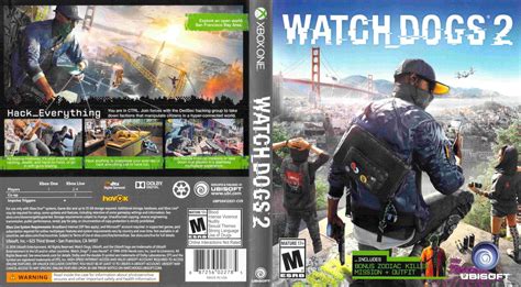Base Um Gtba Watch Dogs 2 Capa Game Xbox 360