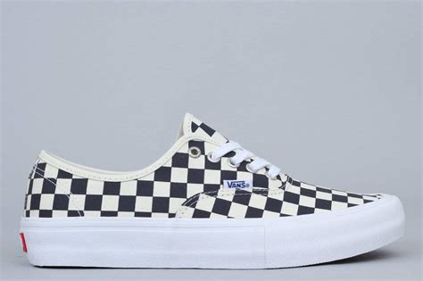 Vans Authentic Pro Shoes Checkerboard Navy From Slam City Skates London