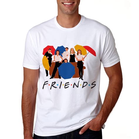 Newest Friends T Shirt Men Casual Short Sleeve Friends Tv Show T Shirt