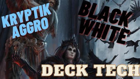 Kryptik Tcg Black White Aggro Deck Tech Youtube