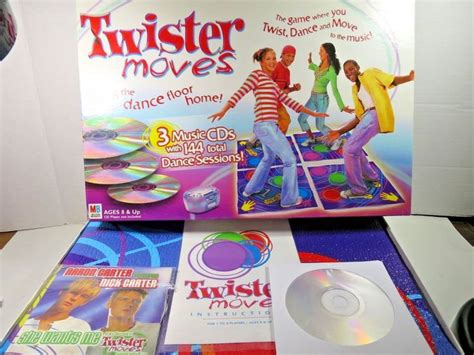 Twister Moves Game 3 Music Cds With 144 Dance Sessions 2003 Milton