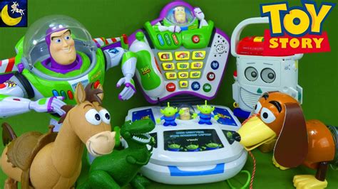 Thrift Store Toy Haul Lots Of Toy Story Toys 1 2 3 Buzz Lightyear Vtech