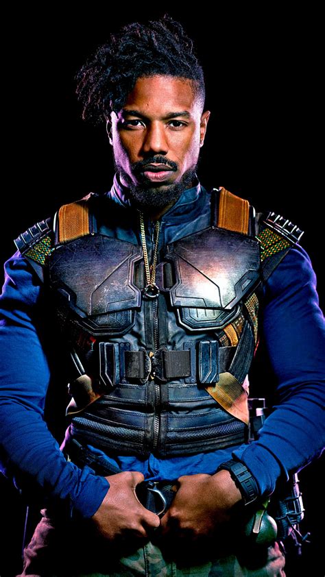 2160x3840 Michael B Jordan As Erik Killmonger In Black Panther 2018 Sony Xperia Xxzz5 Premium