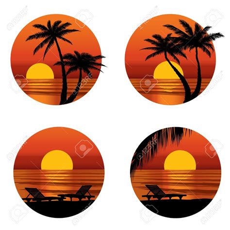 Sunset Beach Clipart Free Download On Clipartmag