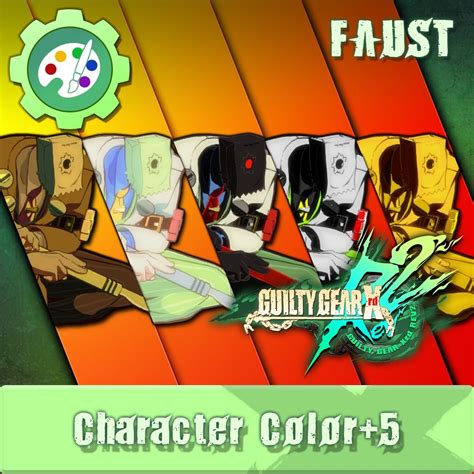 Guilty Gear Xrd Rev2 Additional Character Color Faust