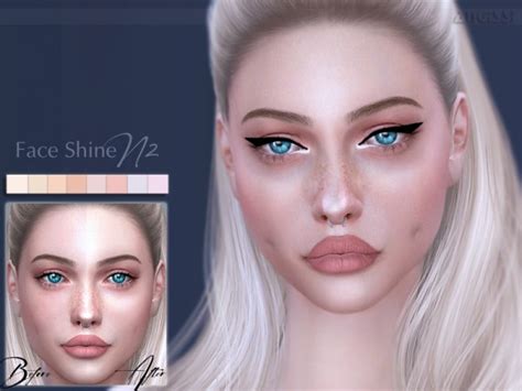 The Sims Resource Face Shine N2 By Angissi Sims 4 Downloads