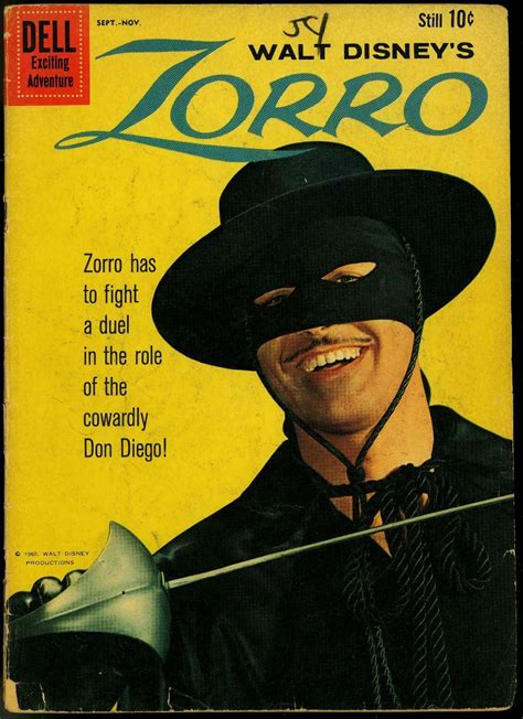 Zorro Comics 11 1959 Dell Disney Tv Guy Williams G Dell Comic