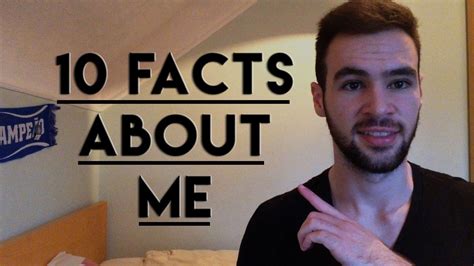 10 Weird Facts About Me Youtube