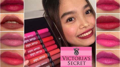 Victoria Secret Velvet Matte Lipstick Swatches And Review All 10 Shades
