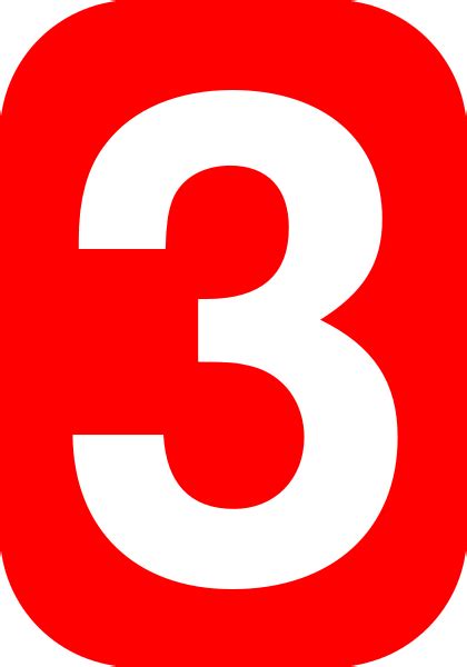 File:3 white, red rounded rectangle.svg - Wikipedia Download 3 number png images transparent gallery.