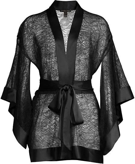Kiki De Montparnasse Lace Kimono Robe Shopstyle Lingerie