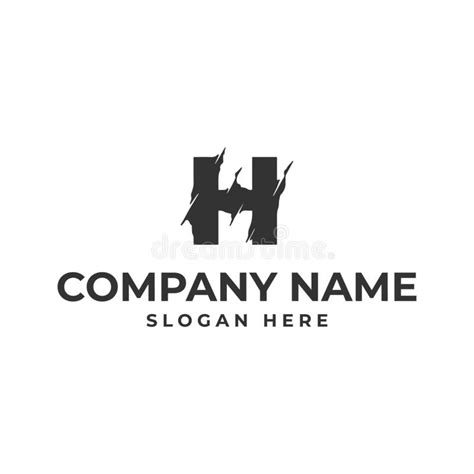 Letter H Logo Template Design Stock Vector Illustration Of Fluid