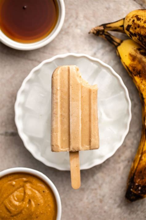 Peanut Butter Banana Popsicles 4 Ingredients From My Bowl