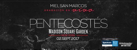 Continúa haciendo hincapié del éxito de su histórica grabación en el madison square garden, «pentecostés», con el lanzamiento de esta, la décima producción en vivo del grupo. Miel San Marcos Grabación en vivo Pentecostés New York ...