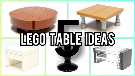 5 Lego Table Ideas Moc Tutorial Youtube