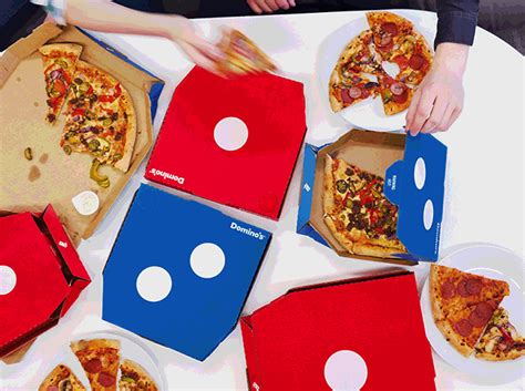 Domino New Box Design For Dominos Pizza Fubiz Media