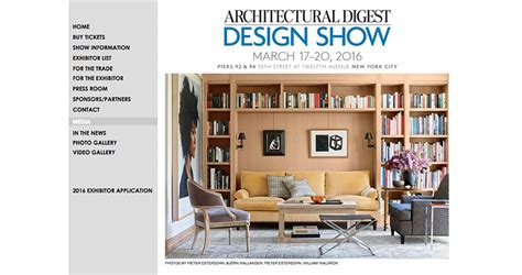 Architectural Digest Design Show Builder And Developer Magazine