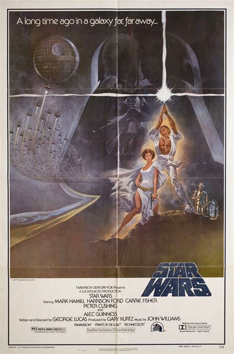 Star Wars Original 1977 Us One Sheet Movie Poster Posteritati Movie