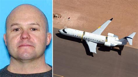 Us Murder Suspect Dead After Stealing Plane World News Sky News