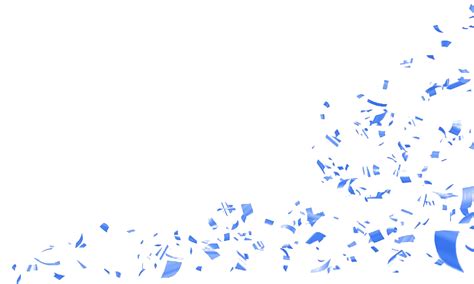 Blue Confetti Png Picture Png Arts