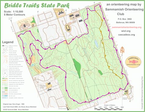 Bridle Trails State Park Map Islands With Names
