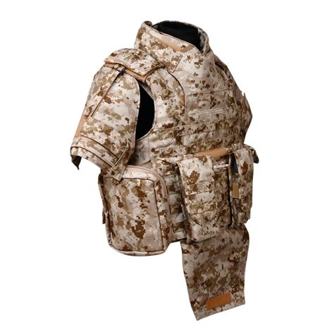 Full Body Ballistic Armor And Plate Carrier With Mag Pouches Uae