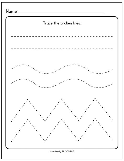 Free Printable Preschool Worksheets Tracing Lines Free Printable Tracing Straight Lines
