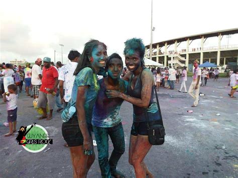 Happy Holi Phagwah Guyanese Girls Rock