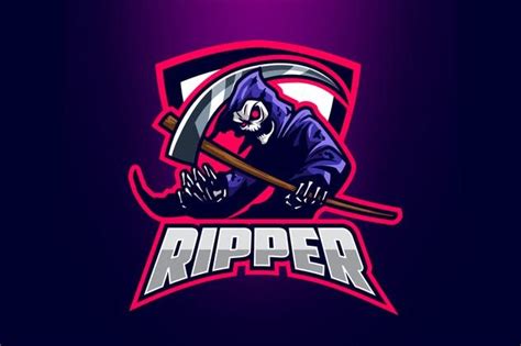 Thumbnail For Esports Grim Reaper Logo Logo Keren