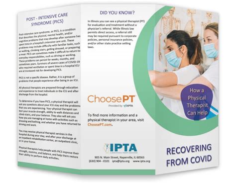 Free Patient Education Brochures Illinois Physical Therapy Association