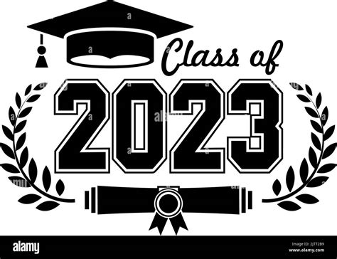 2023 Graduation Logo Stock Vector Images Alamy