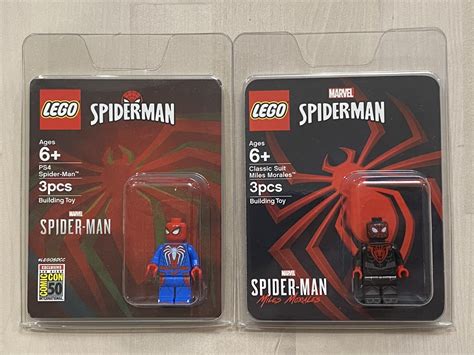 Lego Minifigure Marvel Superheroes Spider Man And Miles Morales