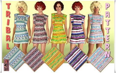 For My Sims Tribal Pattern By Annett